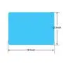 POKALI Large Silicone Kitchen Table Dining Mat - Heat Resistant Nonskid Table Mat- Food Silicone Place mats for Baking/Countertop Protector(19.515.5, Blue)（3pack）
