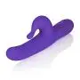 CalExotics 10 Function Teasing Tickler - Waterproof Silicone Rabbit Vibrator ? Adult Sex Toys for Couples - Clitoral G Spot Massager ? Purple