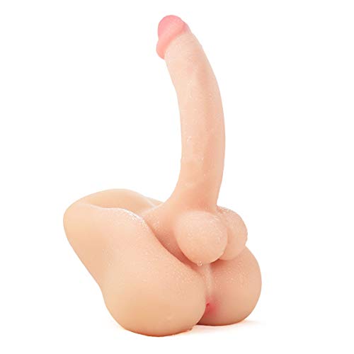 Male Penis,3D Silicone Realistic Ass, Masturbator Butt, YOTEFUN Sex Doll - Flexible Penis and Tight Anal Entry,Novelty & Gag Toys for Men Women and Couples,3.75Pound