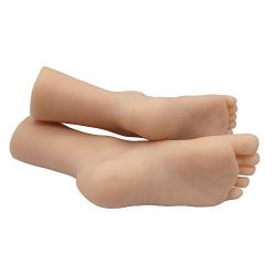 Silicone Life Size Child Mannequin Foot 1 Pair Display Jewerly Sandal Shoe Sock Display Art Sketch