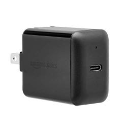 AmazonBasics 18W One-Port USB-C Wall Charger for Tablets and Phones with Power Delivery - Black