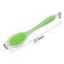 ANPI Set of 5 Pieces Silicone Kitchen Cooking Utensils Kitchenware with Hygienic Solid Coating, Heat Resistant Spatula Turner, Spatula, Mixing Spoon, Slotted Spoon, Soup Ladle