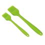 Sperrins 2 Sets Silicone Kitchen Butter Cream Brushes Mix Scraper Brush Butter Cake Brushes Tool for Baking Kitchenware green