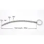 Raycity Stainless Steel Urethral Sounding Catheter Stretching for Male (Size D)
