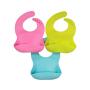 DARYOU Waterproof Silicone Baby Bibs for Babies & Toddlers (3 PCs), Wipes Clean Easily, Soft, Unisex, Adorable, Perfect Baby Shower Gift