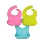 DARYOU Waterproof Silicone Baby Bibs for Babies & Toddlers (3 PCs), Wipes Clean Easily, Soft, Unisex, Adorable, Perfect Baby Shower Gift
