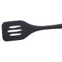 MOONQING Non-stick Silicone Spatula Shovel Heat-Resistant Flexible Rubber Frying Eggs Turner Pancake Cooking Shovel Kitchenware,black