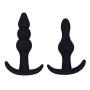 Knowwest Adùlt ?màl Beads Silicone B-ütt Plùg Sèx Product Toy for Anus Muscles Trainer Set