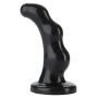 Doc Johnson Platinum Premium Silicone - The P-Spot - Prostate Massaging Butt Plug - 4.9" Long and 1.4" Wide - Anal Toy - Black