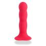 Fun Factory Small G-spot/Silicone/Realistic/Tiger/Share/Bouncer/Vibrating Strap On Double Dildos (Bouncer Red)