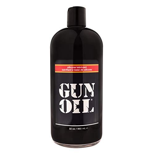 GUN OIL Silicone Lubricant - Hypoallergenic Silicone-Based Lubricant Enriched With Aloe Vera & Vitamin E For Maximum Comfort And Long-Lasting Lubrication ( 32 Fluid Ounce - 1000 Milliliter )