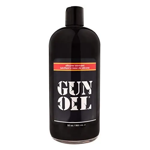 GUN OIL Silicone Lubricant - Hypoallergenic Silicone-Based Lubricant Enriched With Aloe Vera & Vitamin E For Maximum Comfort And Long-Lasting Lubrication ( 32 Fluid Ounce - 1000 Milliliter )