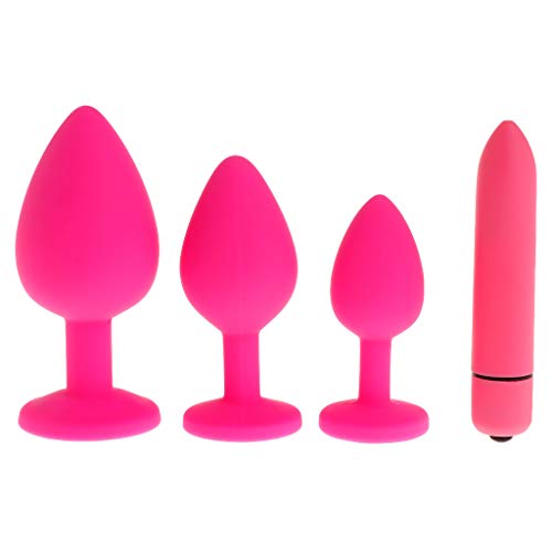 QYIYA 4Pcs Silicone Anales Trainer Kit- Back Massage Toys