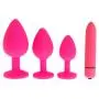 QYIYA 4Pcs Silicone Anales Trainer Kit- Back Massage Toys