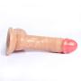 7.09 Inch Real Massager Toys with Strong Suction Cup D?`ld.?s Silicone Material