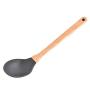 Silicone kitchenware 8 Pieces Silicone Cooking Utensils Kitchen Utensil Set Wooden Handles Cooking Tools For Nonstick Cookware Includes Tongs Soup Spoon Whisk And More Nonstick Heat Resistant Tools