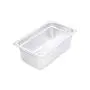 4" Deep Steam Table Pan 1/4 Size, 3 Quart Stainless Steel Anti-Jam Standard Weight Hotel GN Food Pans - NSF (10.43&quotL x 6.37&quotW)