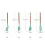 Gwjs Silicone Wooden Handle Kitchen Utensils, Non-stick Spatula Cooking Utensils Kitchen Gadgets Kitchenware-nine-piece Set 32.5cm(12.8inch)