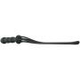 KINK By Doc Johnson The Quad Premium Silicone Whip, Black