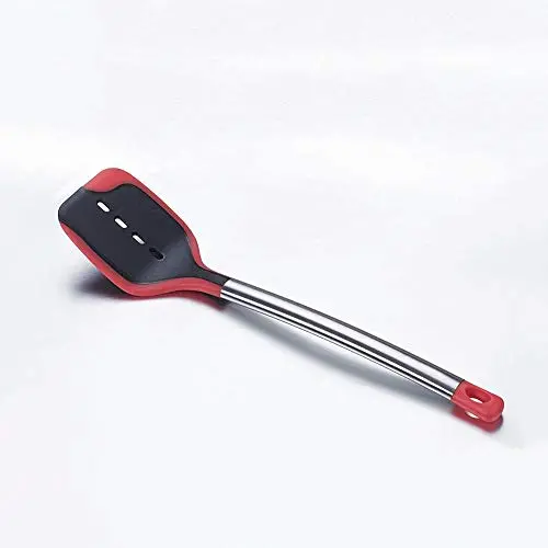 KIYYI Non-stick Pan Silicone Nylon Anti-scalding Shovel Fried Shovel Non-stick Pan Special Cooking Pot Shovel High Temperature Resistant Anti-scalding Kitchenware Silicone Spatula