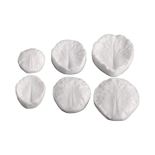 AK ART KITCHENWARE Gum Paste Flower Tools Leaf and Petal Veiners for Decorating Cake Silicone Veining Molds Fondant Tools (VM123)