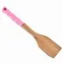 Hjyi Silicone Kitchen Utensils Set multifunctional cooking spoon shovel silicone bamboo handle kitchenware (set of 6 pieces)