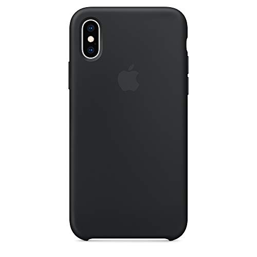 Dawsofl Soft Silicone Case Cover for Apple iPhone Xs Max 2018 (6.5inch) Boxed- Retail Packaging (Black)