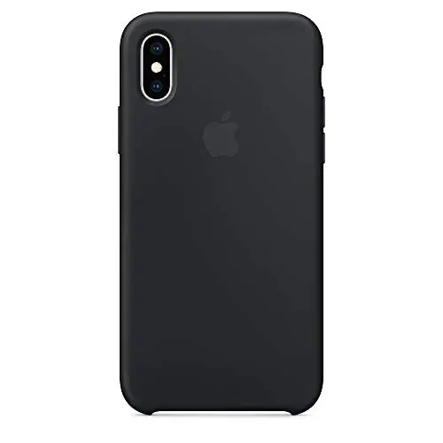 Dawsofl Soft Silicone Case Cover for Apple iPhone Xs Max 2018 (6.5inch) Boxed- Retail Packaging (Black)