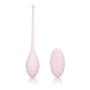 CalExotics Inspire Vibrating Remote Kegel Exerciser ? Silicone Kegel Weight - Hands Free Pelvic Floor Exercises - Waterproof Sex Toy For Couples - Pink