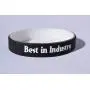 Reminderband 50 Custom Luxe Silicone Wristbands - Personalized Customizable Silicone Rubber Bracelets - Customized for Motivation, Events, Gifts, Support, Fundraisers, Awareness - Men, Women, Kids
