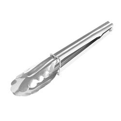 YDZN  Stainless Steel Tongs Buffet Salad Bread Food Clip Kitchen Clamp Serving Tool(9 inch)