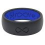 Groove Life - Silicone Ring for Men and Women Wedding or Engagement Rubber Band with Lifetime Coverage, Breathable Grooves, Comfort Fit, and Durability - Original Solid