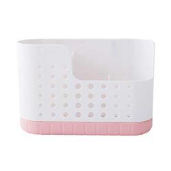 Storage Box Basket Rack Bag, Self-adhesive Detachable Plastic Cutlery Drain Rack Kitchenware Storage Box