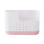 Storage Box Basket Rack Bag, Self-adhesive Detachable Plastic Cutlery Drain Rack Kitchenware Storage Box