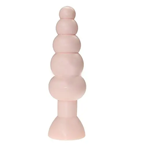 Big Anal Butt Plug Toys, Large Silicone Anal Beads Plug Dildo, Gay Sex Toys, Sex Products for Men Women, Erotic Adult Toys (Fleshcolor)