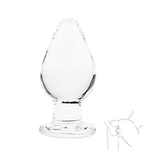 FST Glass Anal Plug Crystal Butt Plug Anal Sex Toys for Women Men Masturbation