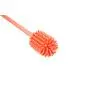 Silicone Bottle Brush with Long Handle, Kitchenware, Bottle Cleaner, for Glass Bottle, Baby Bottle, Sports Bottle, Vacuum Bottle, Jugs, Cups, 12.5 Inches (Red)
