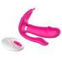 Meimei367 Wearable Heating Butterfly Vib Remote Control Toy For Women - Water-proof, 9-speeds, USB Charge, Pink Party Supply