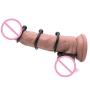 O-GAME Male Pěnǐs Ring Set of 4 Stretchy Soft Silicone Cóc.k Rings Set for Men to Enhance Toy