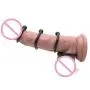 O-GAME Male Pěnǐs Ring Set of 4 Stretchy Soft Silicone Cóc.k Rings Set for Men to Enhance Toy