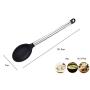 XUNHANG Kitchen Utensils Set - 8 Piece Cooking Nonstick Silicone and Stainless Steel Utensils Kit For Pots and Pans Kitchenware safe Easy to Clean (Color : Black)