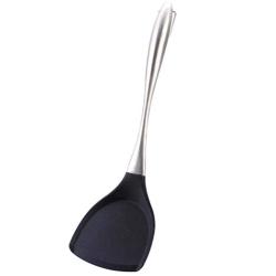 304 stainless steel handle silicone kitchenware set non-stick special spatula soup spoon kitchenware,Shovel