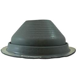 Dektite #7 Gray EPDM Metal Roof Pipe Flashing, Round Base, Pipe OD 6" - 11"