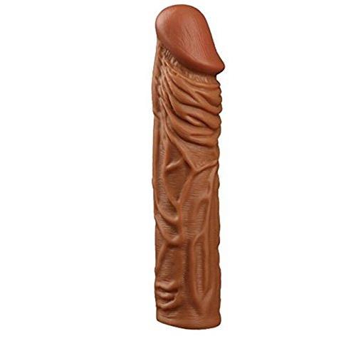 Silicone penile Condom Expander expands Male Chastity Toys Lengthen Cock Sleeves Dick Socks Reusable Condoms QAq1