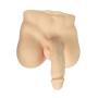 Raycity Silicone Realistic 3D Torso Doll Masturbation Orgasm with Flexible Dildo Penis Cock for Female