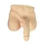 Raycity Silicone Realistic 3D Torso Doll Masturbation Orgasm with Flexible Dildo Penis Cock for Female