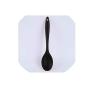 27.55.7cm Silicone Long Handle Soup Spoon Kitchen Cooking Mixing Spoon Ladle Food Grade Silicone Cooking Kitchenware Utensils,black