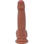 The Lifeguard by FUKENA - Realistic Uncircumcised Dual Density Silicone Dildo, 5.5 Inches Insertable (Light Skin with Colored Glans)