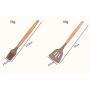 Silicone Kitchenware with Wooden Handle Non-stick Silicone Kitchenware Set Cooking Shovel Spoon Tool(9 Packs)