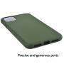 MANLENO iPhone 11 Case, Slim Fit Full Matte Skin Case 1.5mm Thick Soft Flexible TPU Cover Case for iPhone 11 6.1 inch (Hunter Green)